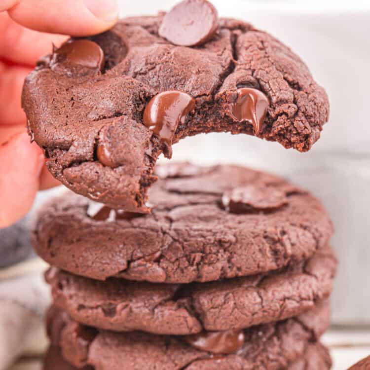 Cake Mix Chocolate Cookies