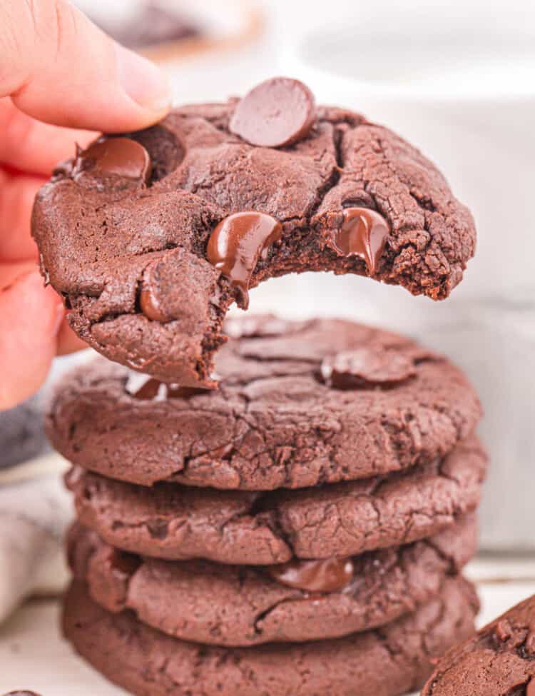 Cake Mix Chocolate Cookies