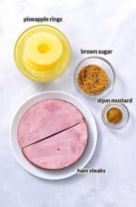 Ham Steak and Pineapple - Julie's Eats & Treats