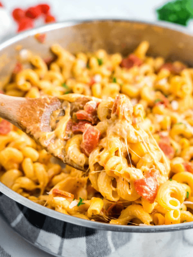 One Pot Pizza Pasta - Julie's Eats & Treats