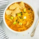 Chicken Tortilla Soup Square cropped image
