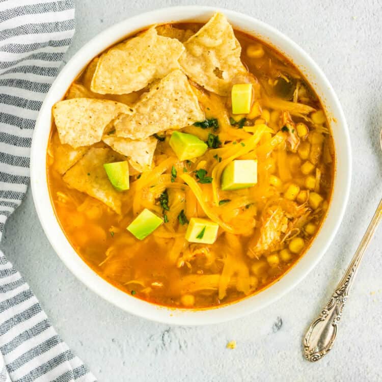 Chicken Tortilla Soup Square cropped image