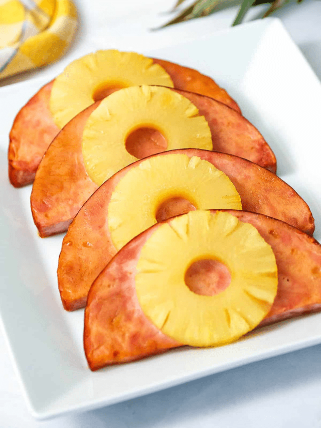 Ham Steak And Pineapple