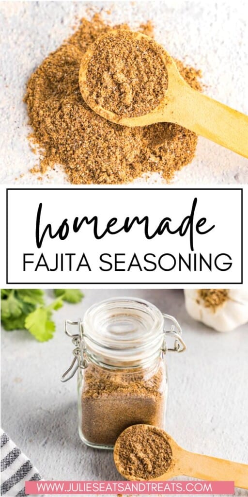 Homemade Fajita Seasoning JET Pin Image