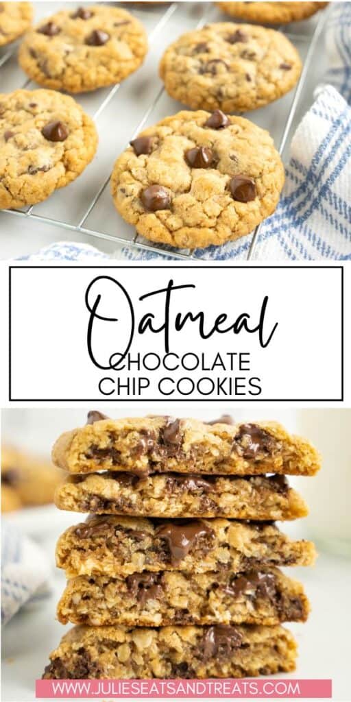 Oatmeal Chocolate Chip Cookies JET Pin Image