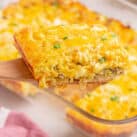 Crescent Roll Breakfast Casserole Recipe Square Image