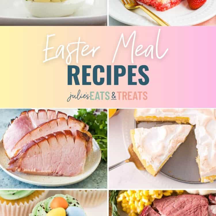 Easter Meal Plan Collage
