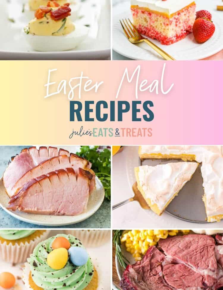 Easter Meal Plan Collage