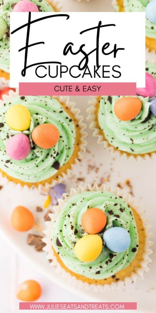 Easter Cupcakes JET Pinterest Image