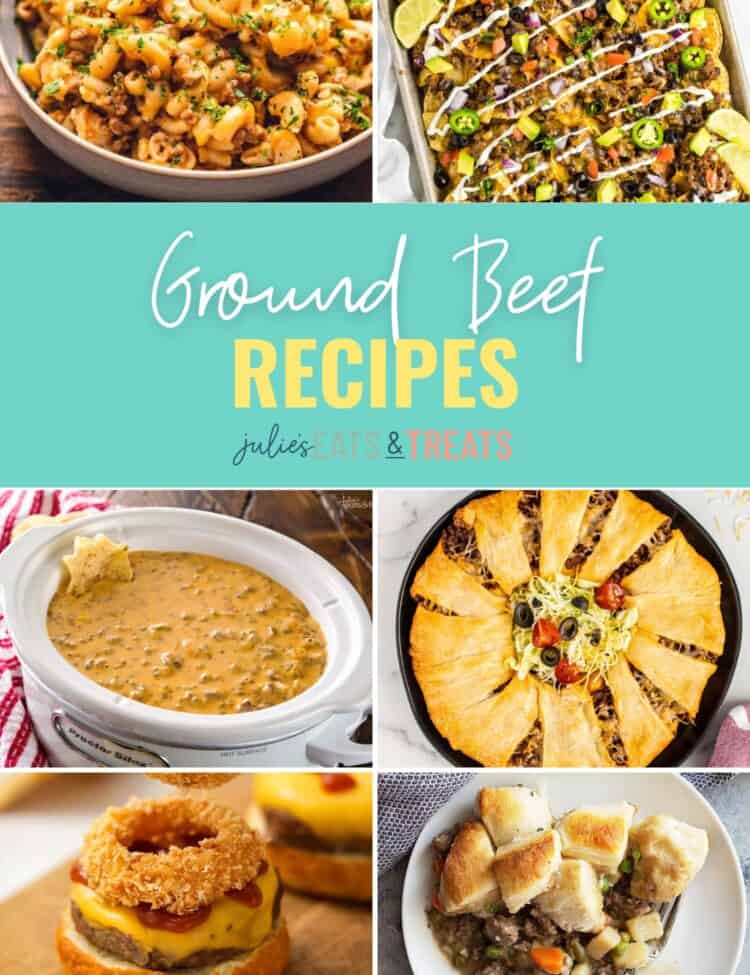 Ground Beef Recipes Featured image collage