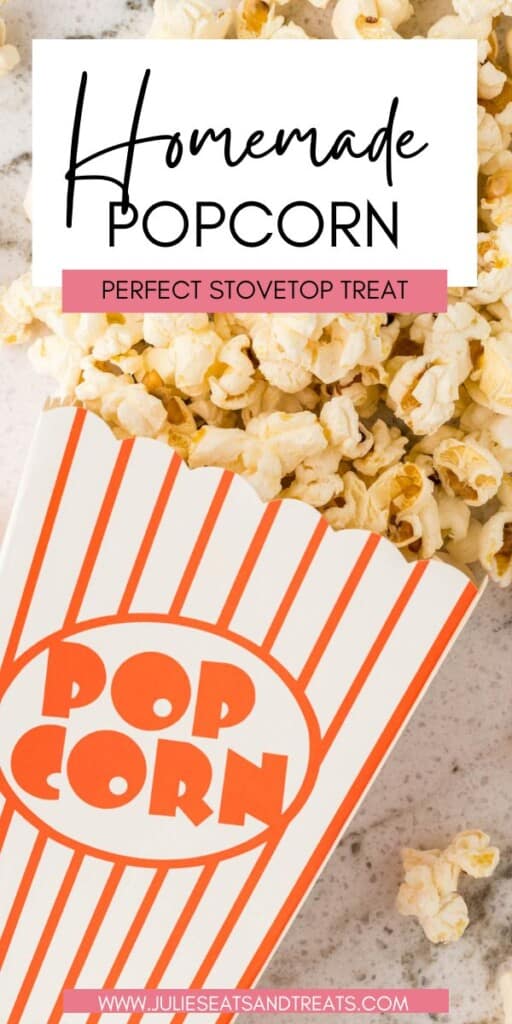 Homemade Popcorn JET Pinterest Image