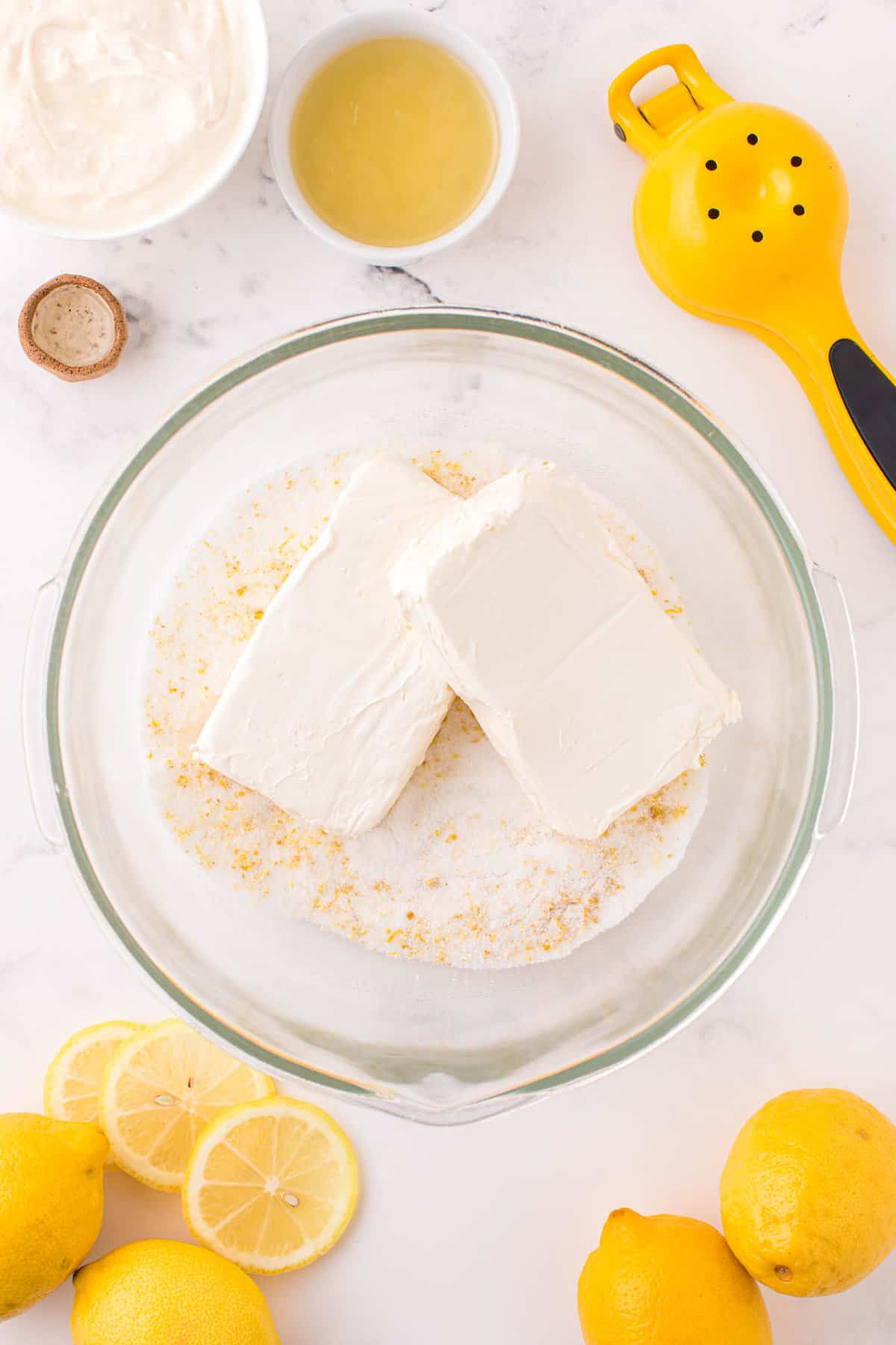 Adding Cream Cheese to Lemon Meringue Cheesecake Recipe