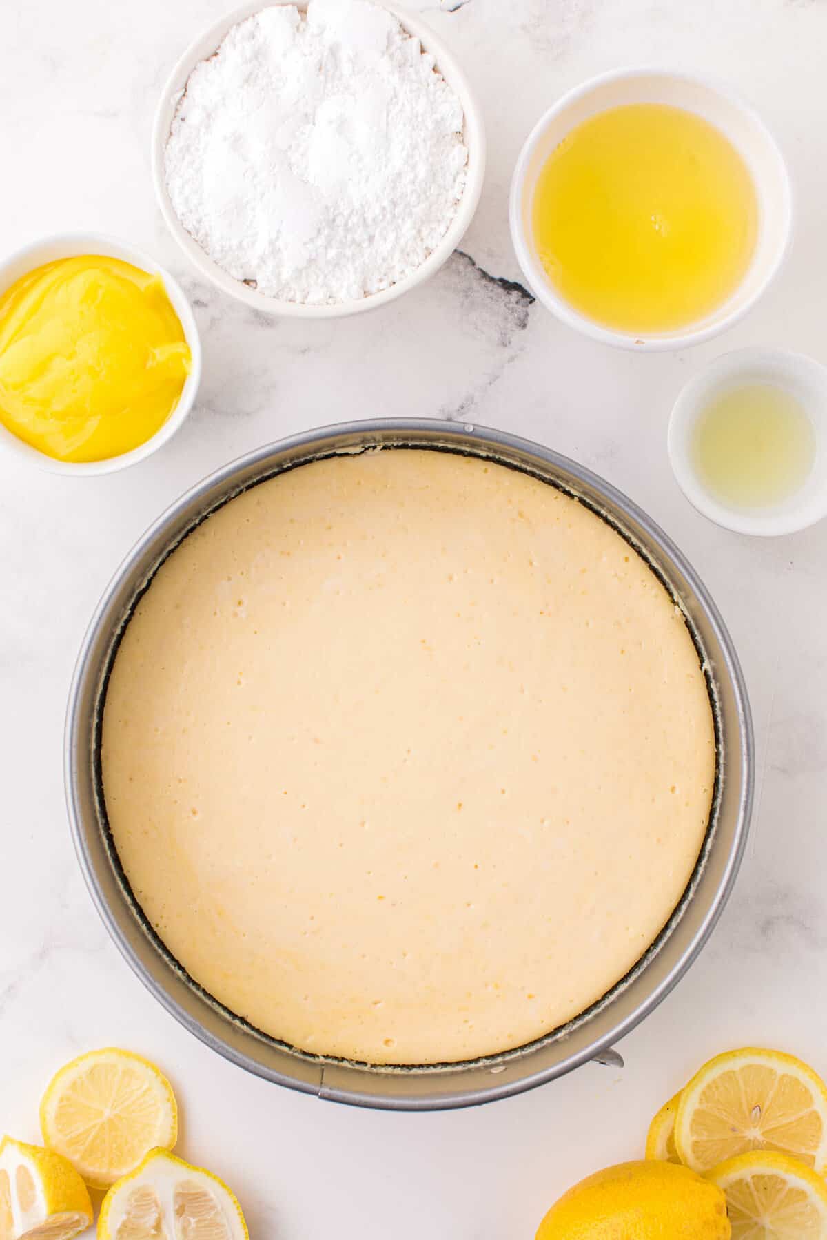 Lemon Meringue Cheesecake Recipe in Springfoam Pan