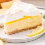 Square Image of Lemon Meringue Cheesecake Recipe