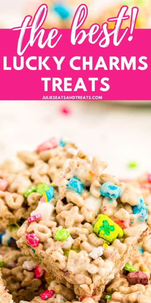 Lucky Charms Treats Pinterest Image