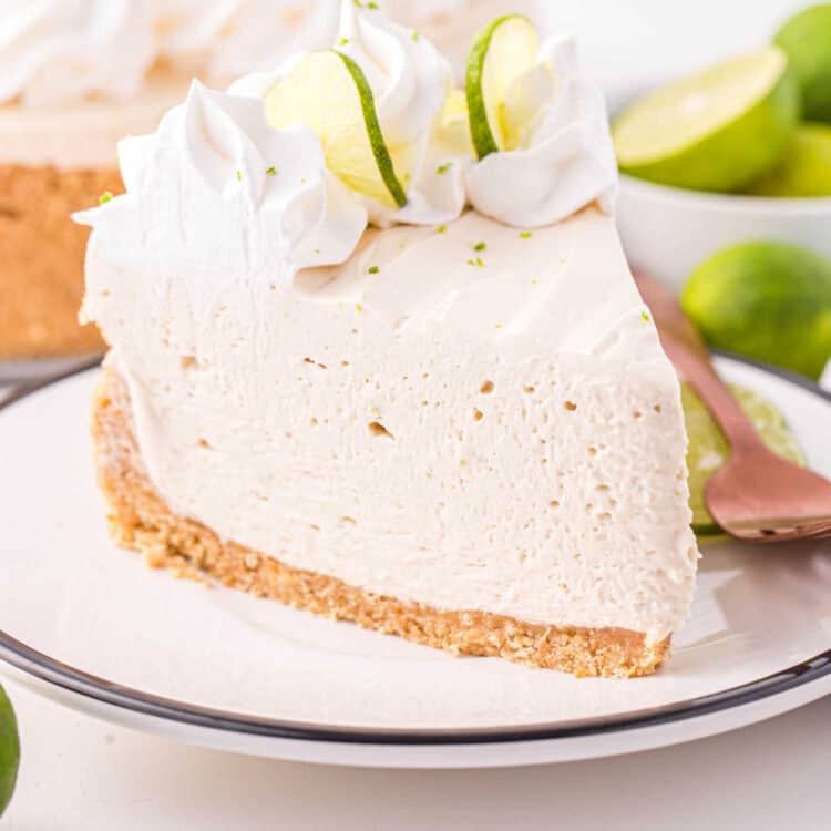 No Bake Keylime Cheesecake square cropped image