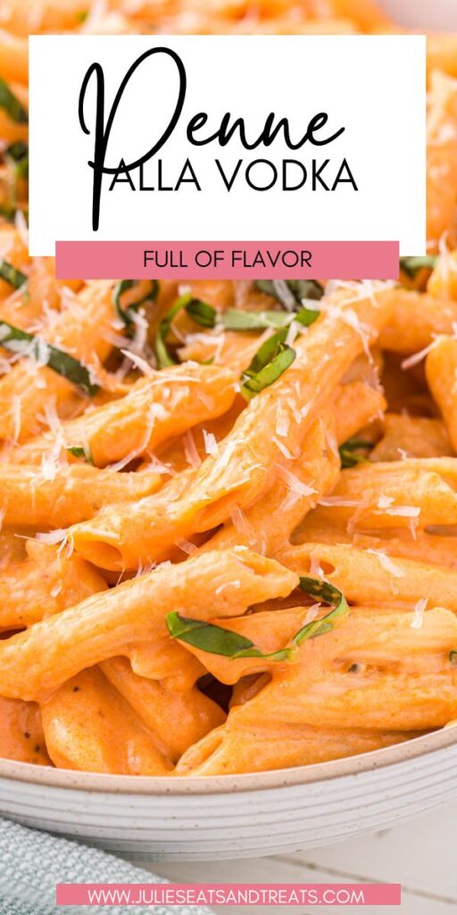 Penne alla Vodka JET Pinterest Image