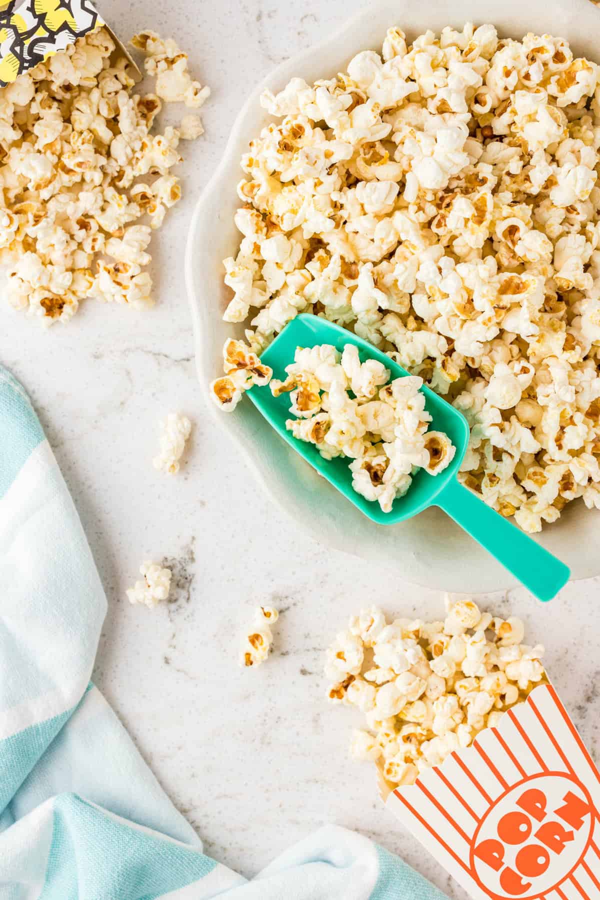 Easy Stovetop Popcorn (with Microwave option) - Dish by Dish