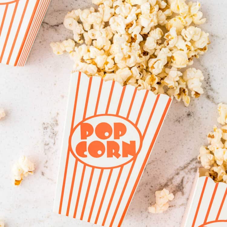 Square Image of Homemade Stovetop Popcorn