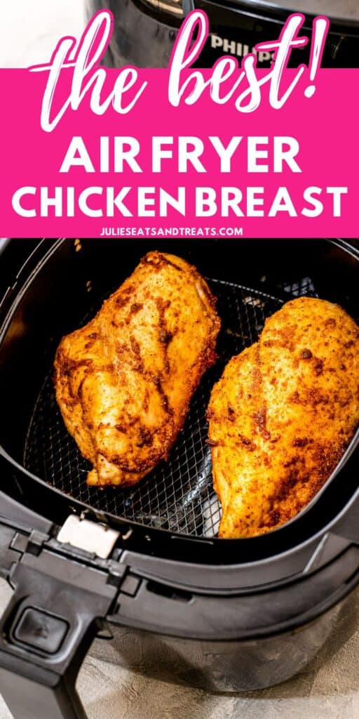 Air Fryer Chicken Breast Pinterest Image