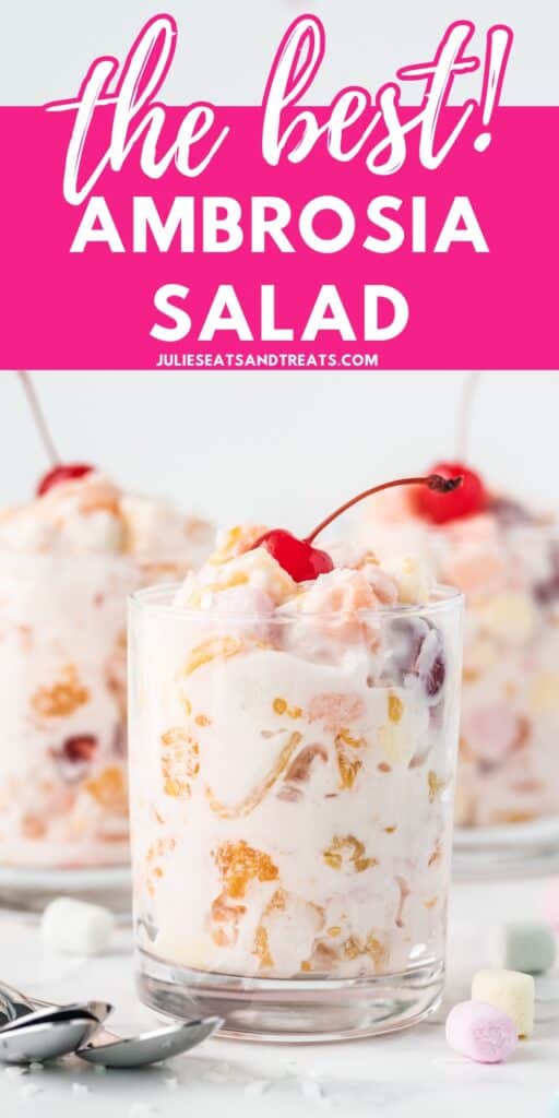 Ambrosia Salad Recipe Pinterest Image