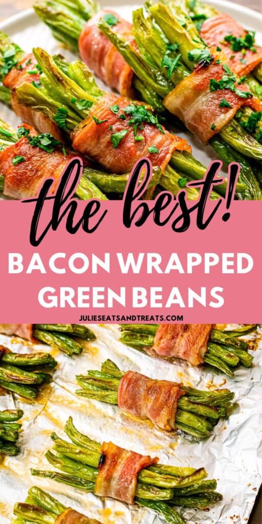 Bacon Wrapped Green Beans Pin Image