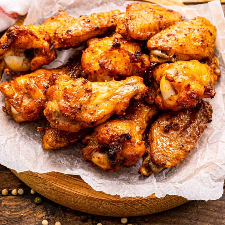 Baked Chicken Wings Square