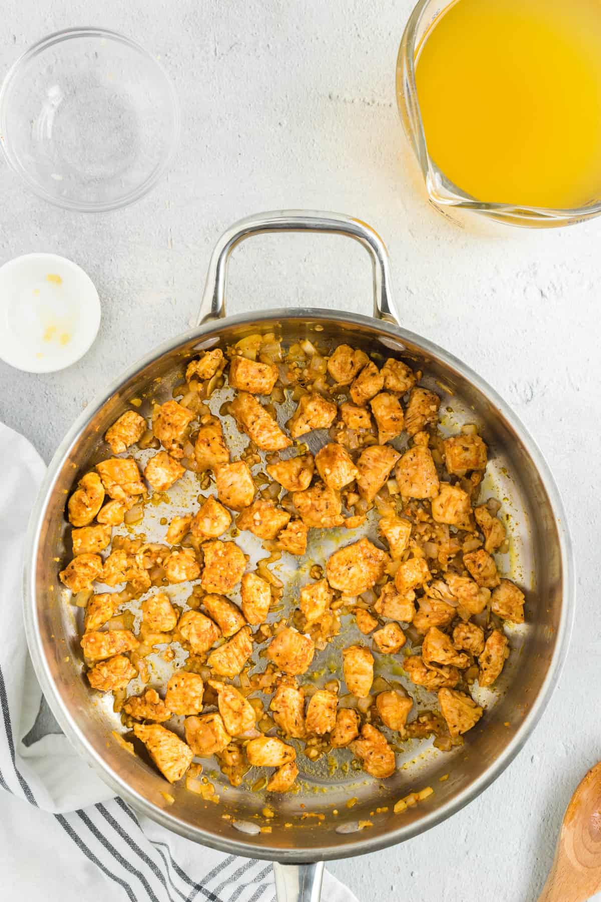 Seasoned Chicken for Creamy Cajun Chicken Pasta