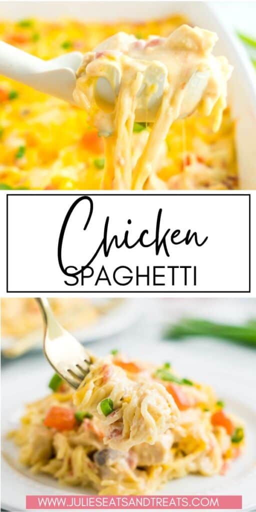 Chicken Spaghetti JET Pinterest Image
