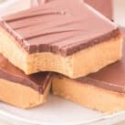 No Bake Chocolate Peanut Butter Bars Recipe