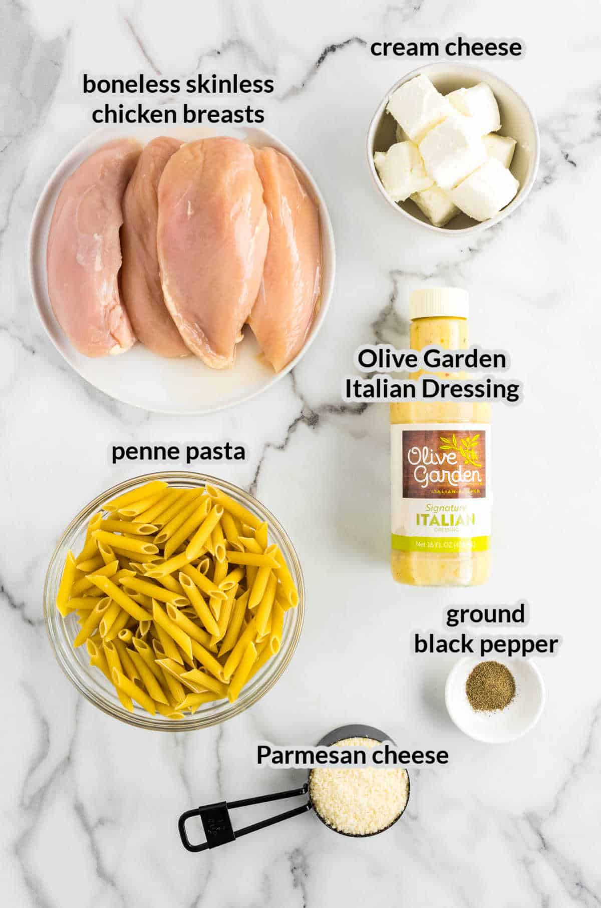 Crock Pot Olive Garden Pasta Ingredients