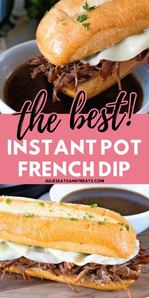 Instant Pot French Dip Pinterest Image