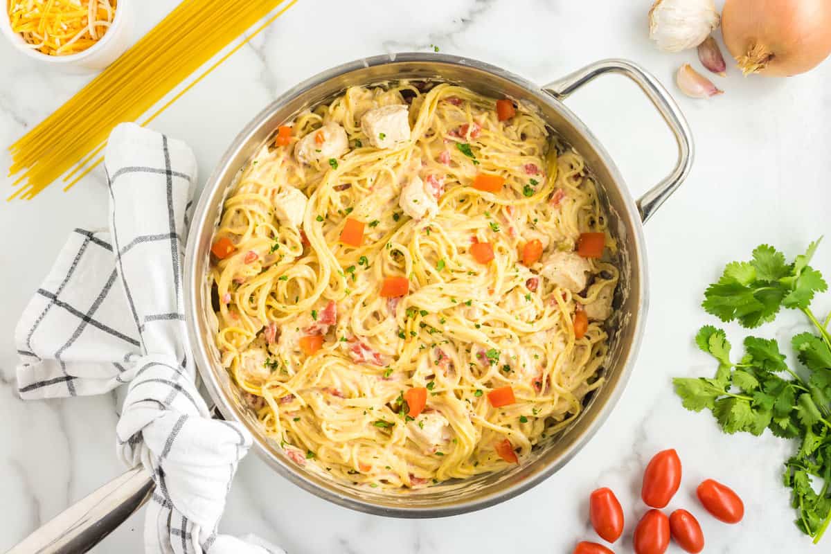 One Pot Chicken Spaghetti Recipe