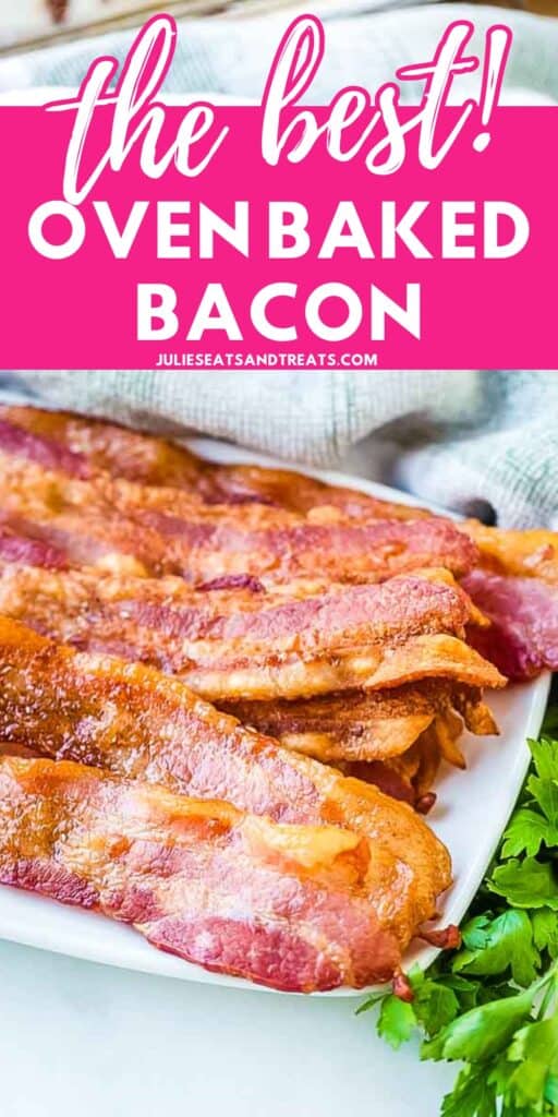 Oven Baked Bacon Pinterest Image