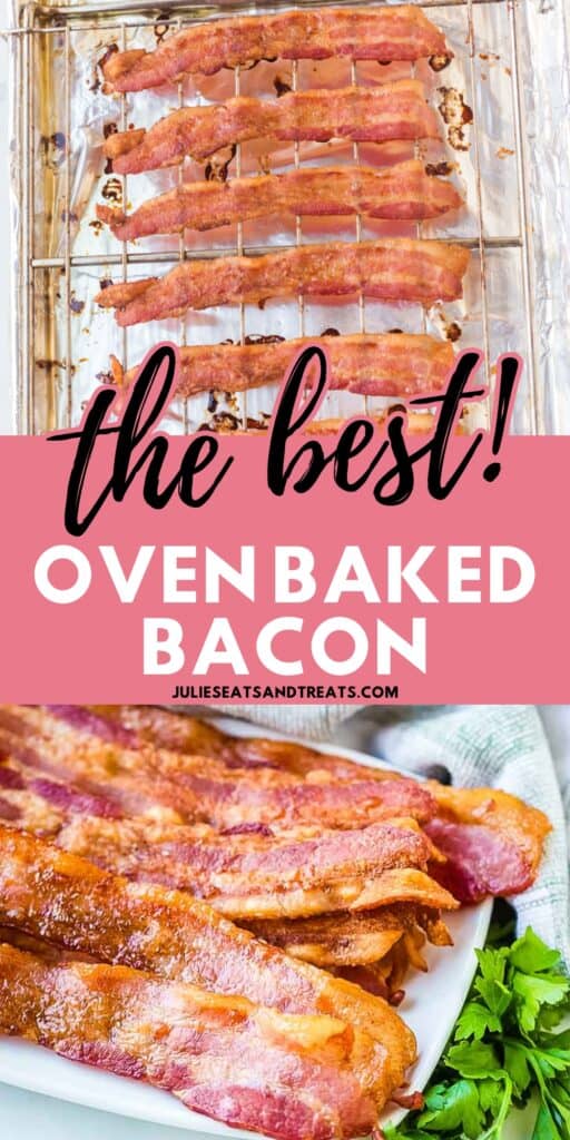 Oven Baked Bacon Pinterest Image