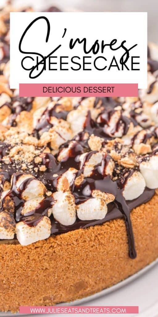 S'mores Cheesecake JET Pinterest Image