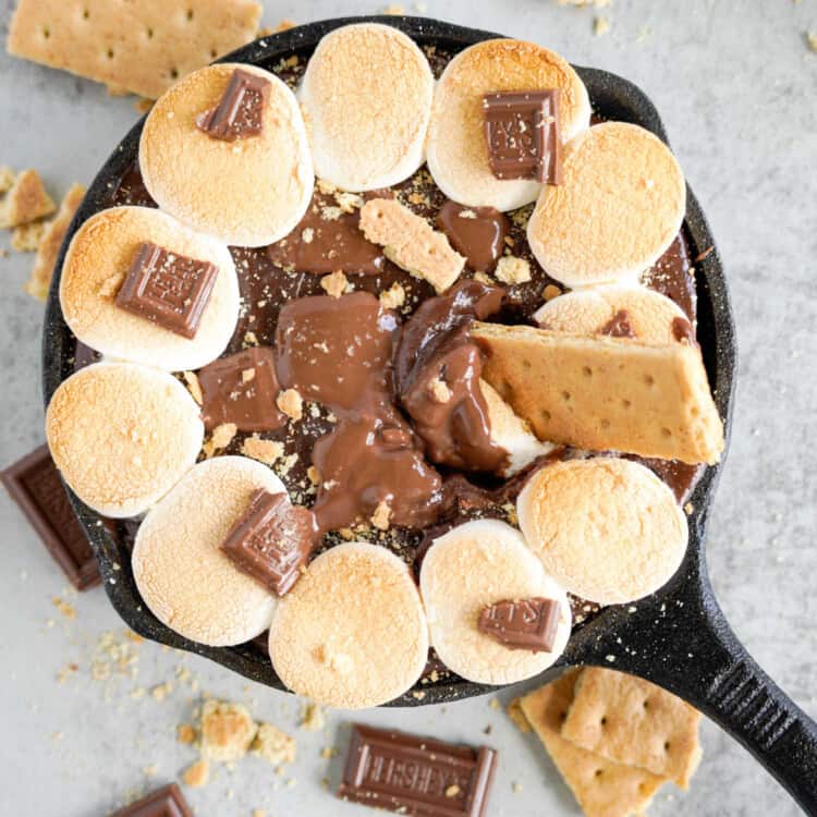 S'mores Dip Square Overhead Image