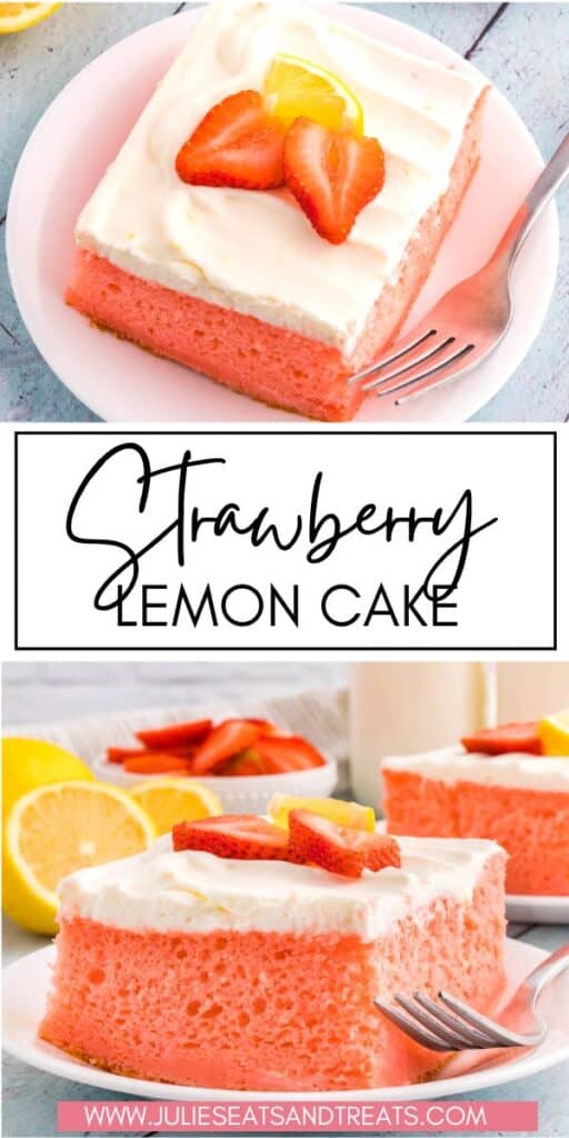 Strawberry Lemon Cake - Julie's Eats & Treats