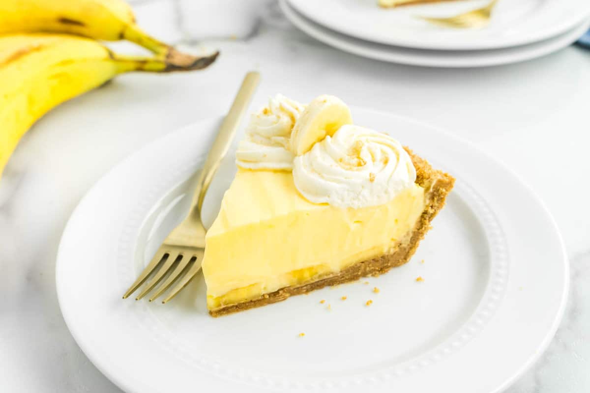 No Bake Banana Cream Pie Recipe