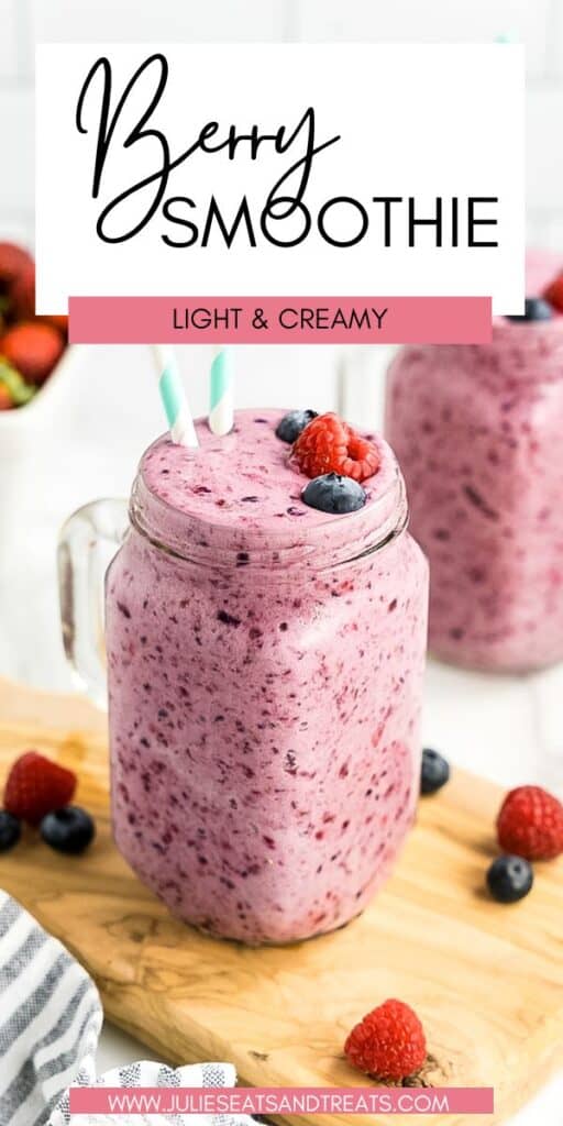 Berry Smoothie JET Pinterest Image