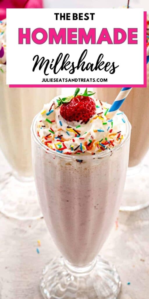 How to Make a Milkshake Pinterest Image