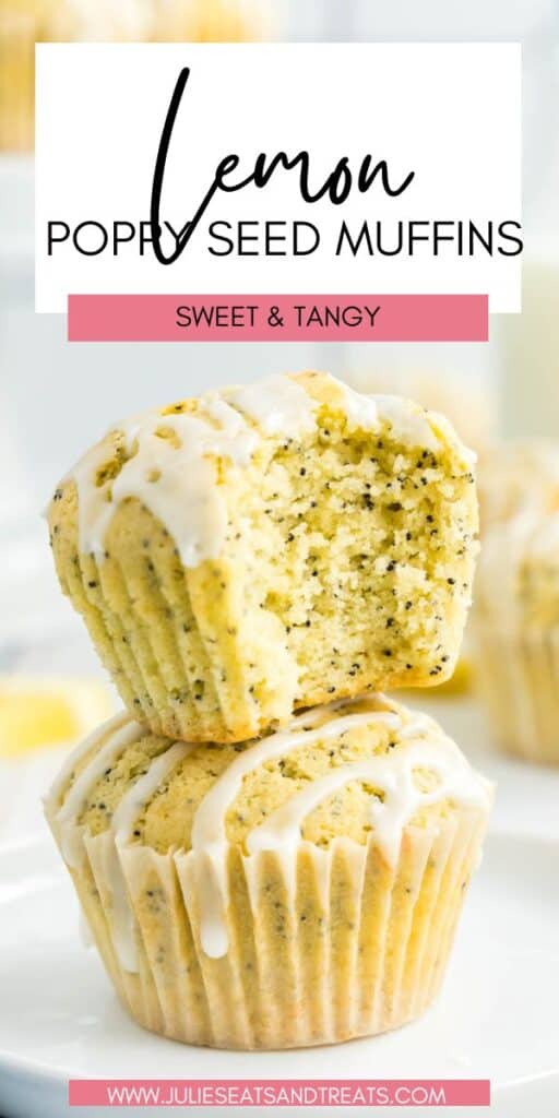 Lemon Poppy Seed Muffins JET Pin Image