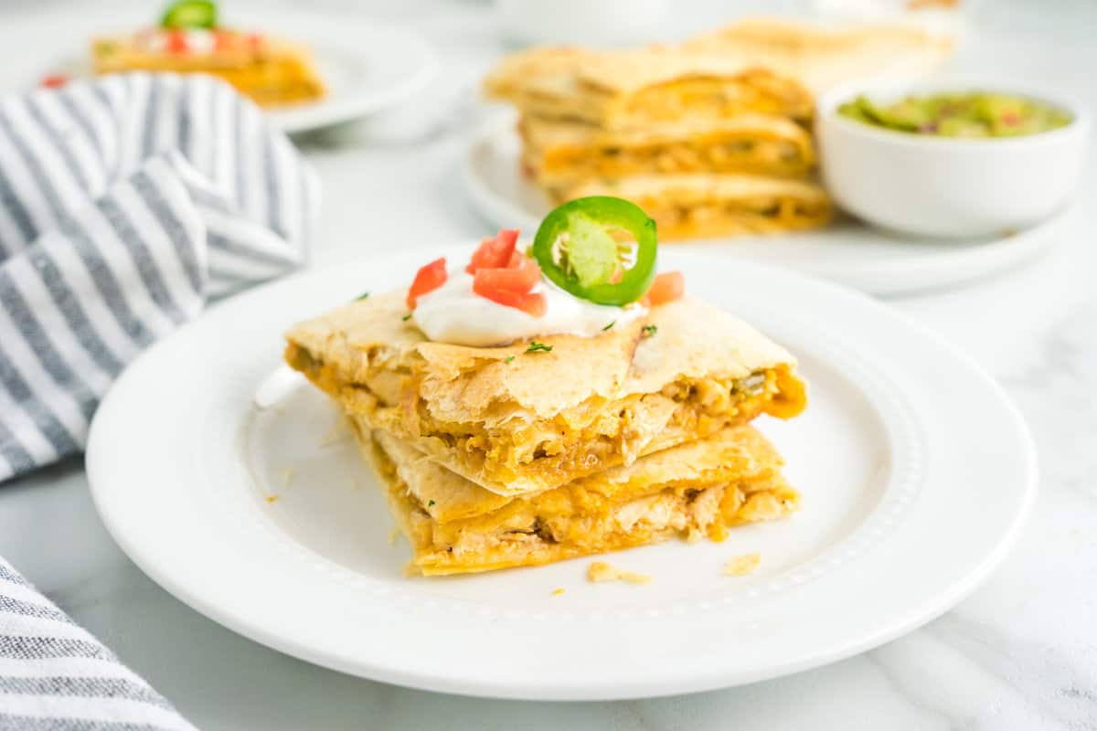 Sheet Pan Quesadillas Loaded with Toppings