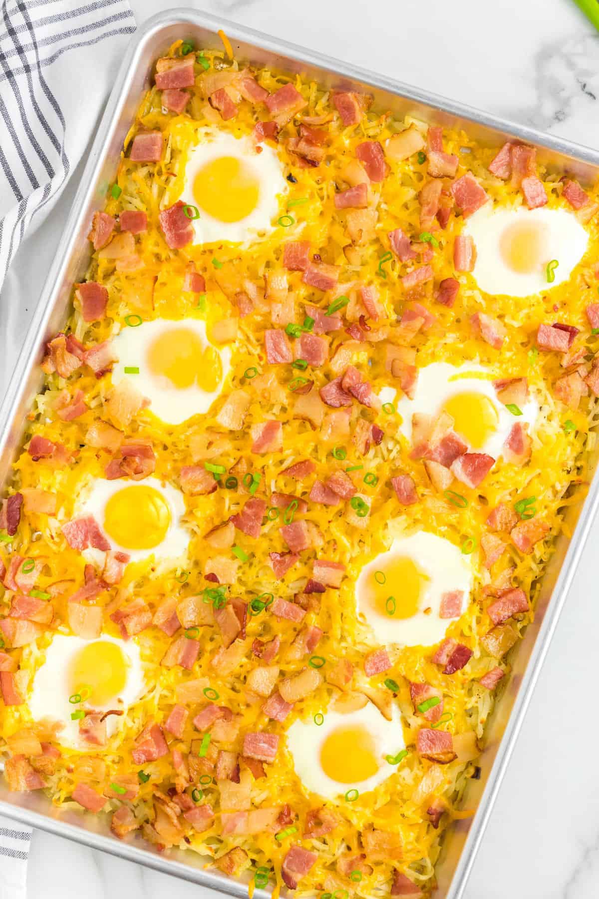 Easy Sheet Pan Breakfast Hot out of the Oven