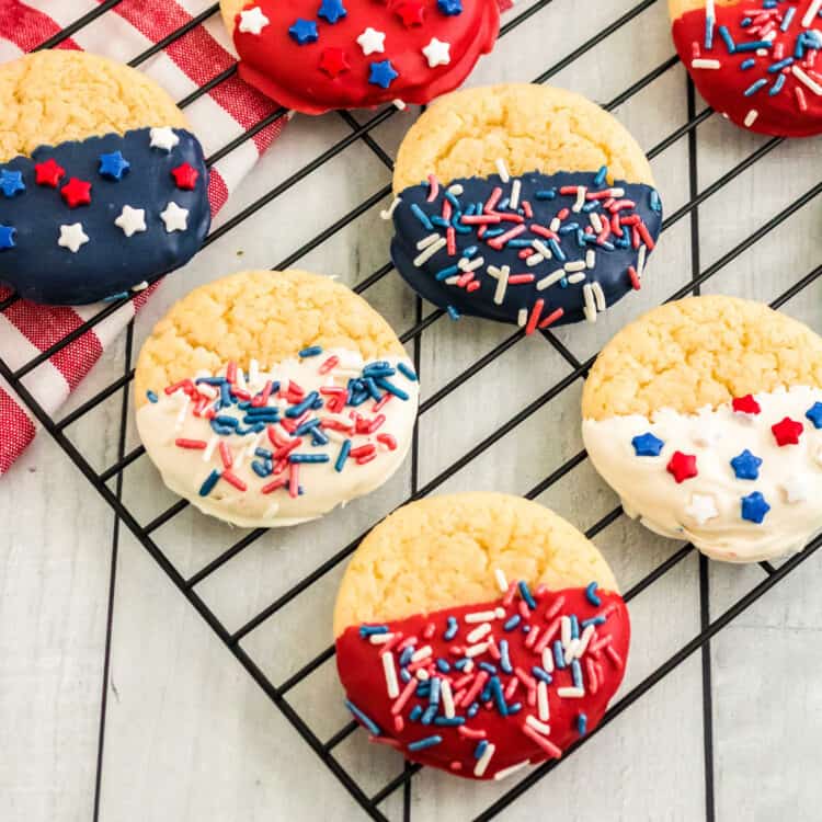 4th of July Cookies Square Image