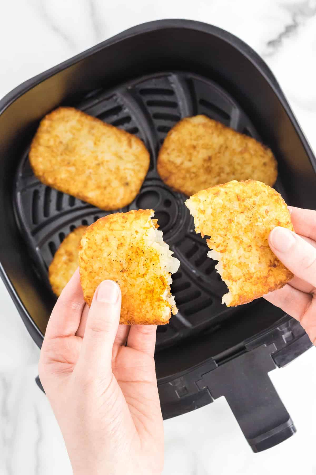 Perfectly Crispy Hash Browns in Air Fryer