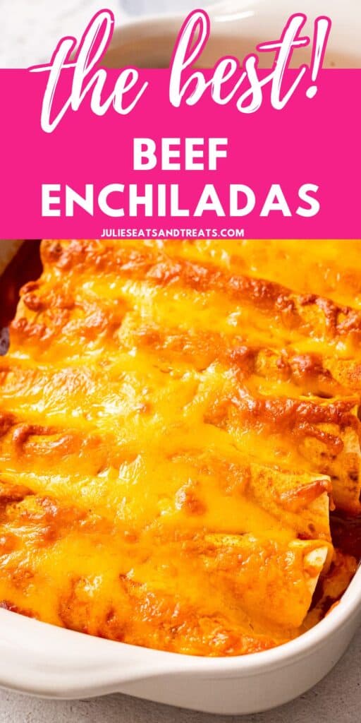 Beef Enchiladas Pinterest Image