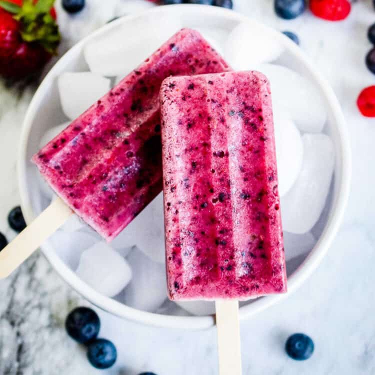 Berry Popsicles Square Image