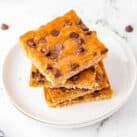 Caramel Oatmeal Bars Square Image