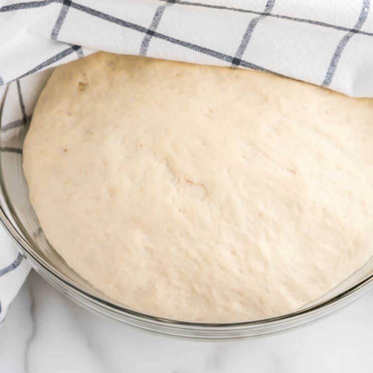 Easy Homemade Pizza Dough Square Image